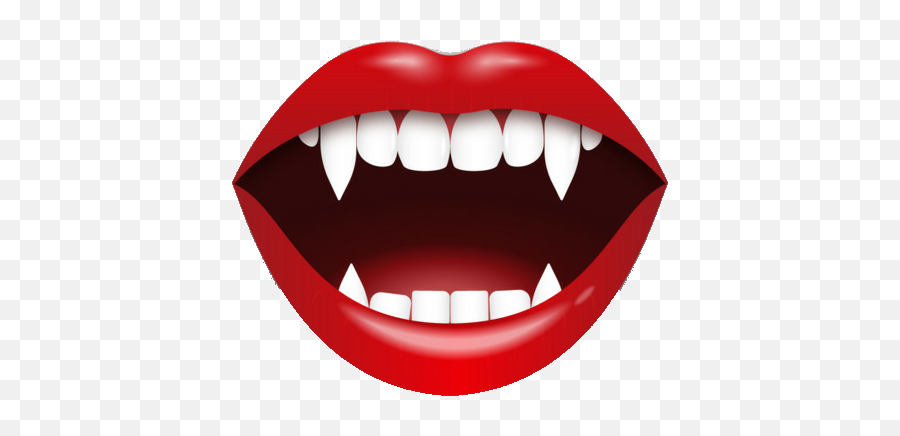 Vampire Fangs Clipart Png Transparent - Boca De Vampiro Png Emoji,Vampire Clipart
