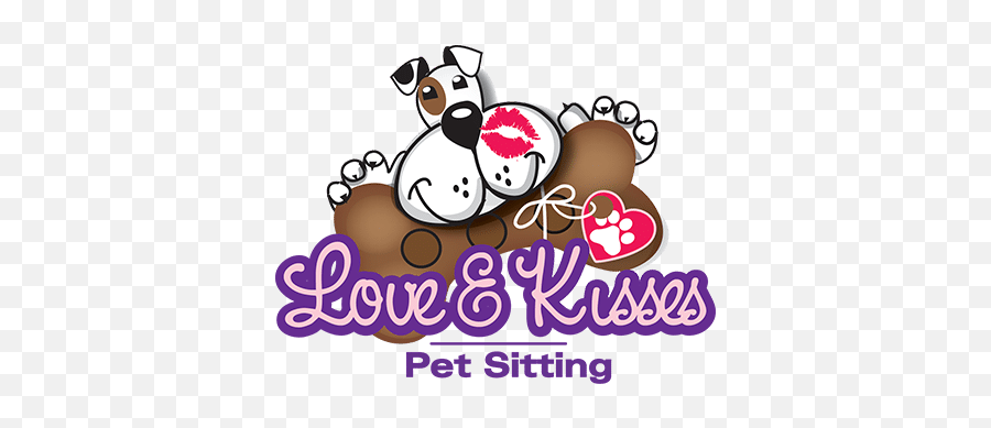 Best Indian Trail Pet Sitters - Love And Kisses Pet Sitting Emoji,Dog Walker Logo