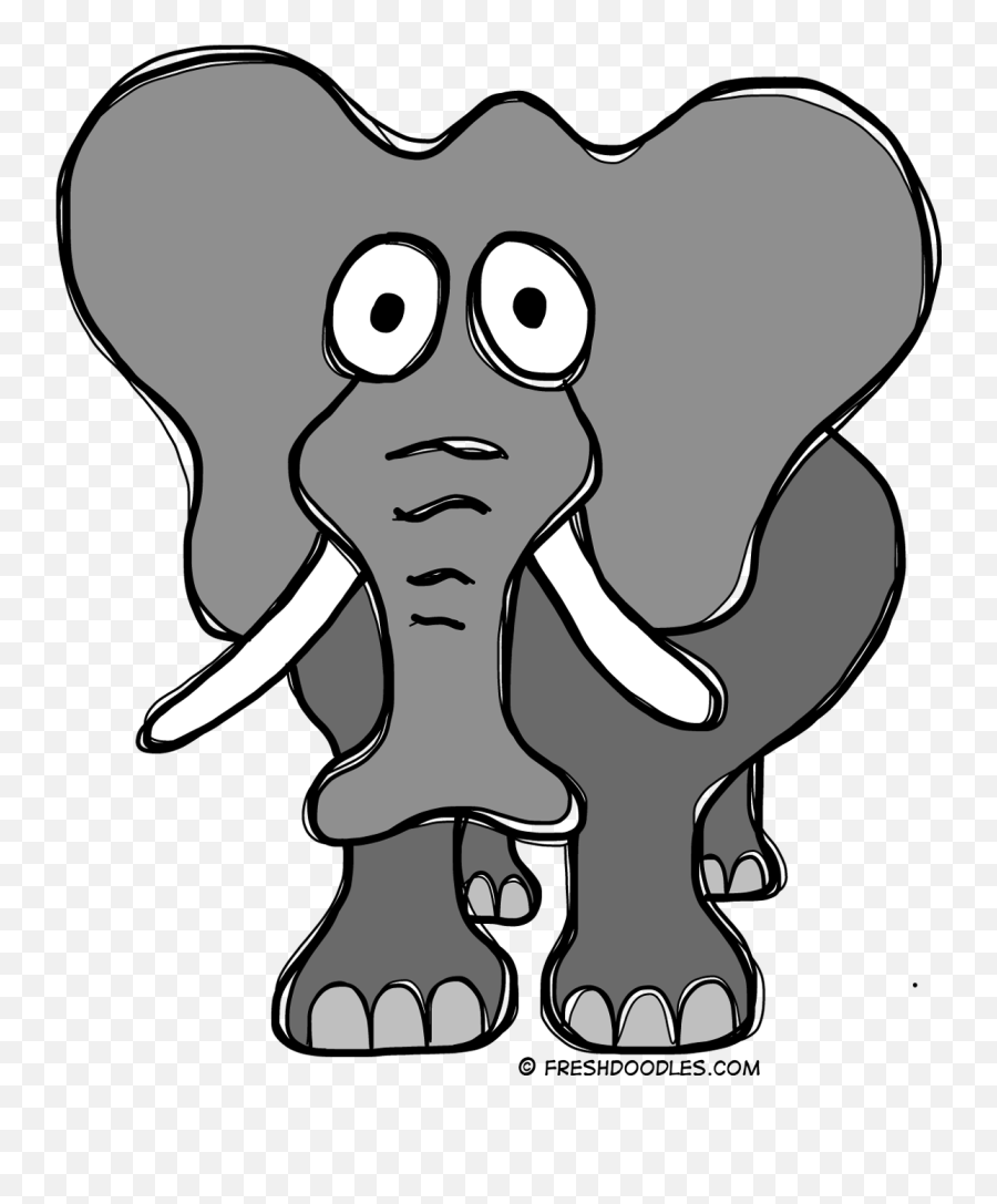 Elephant Clip Art Image 3 - Elephant Images Kids Cartoon Background Black Emoji,Elephant Clipart