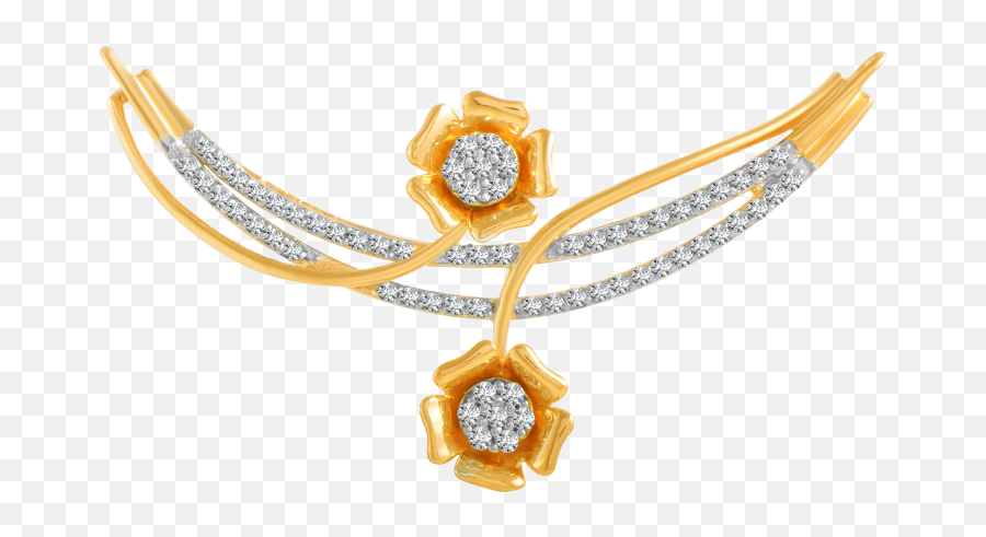 14k Gold Solitaire Diamond Flower Pendant Online - Pc Emoji,Egl Logo
