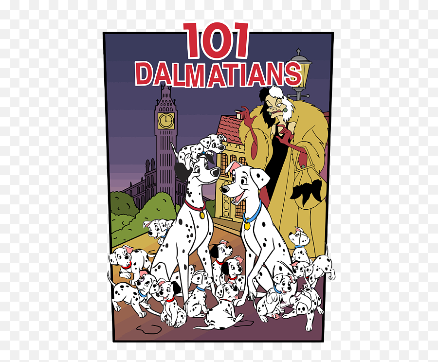 Disney 101 Dalmatians Group Shot Vhs Cover Puzzle Emoji,101 Dalmatians Png