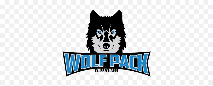 Wolf Pack Volleyball Club - Language Emoji,Volleyball Logo