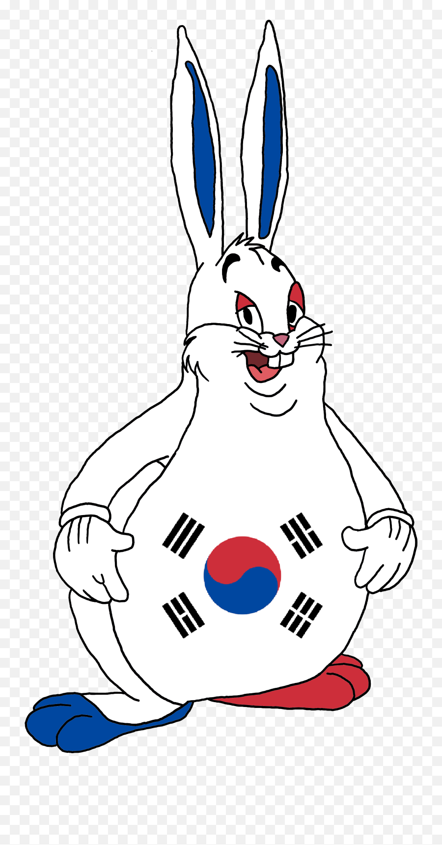 South Korean Big Chungus Bigchungus4 - Chungus South Korea Emoji,Big Chungus Png