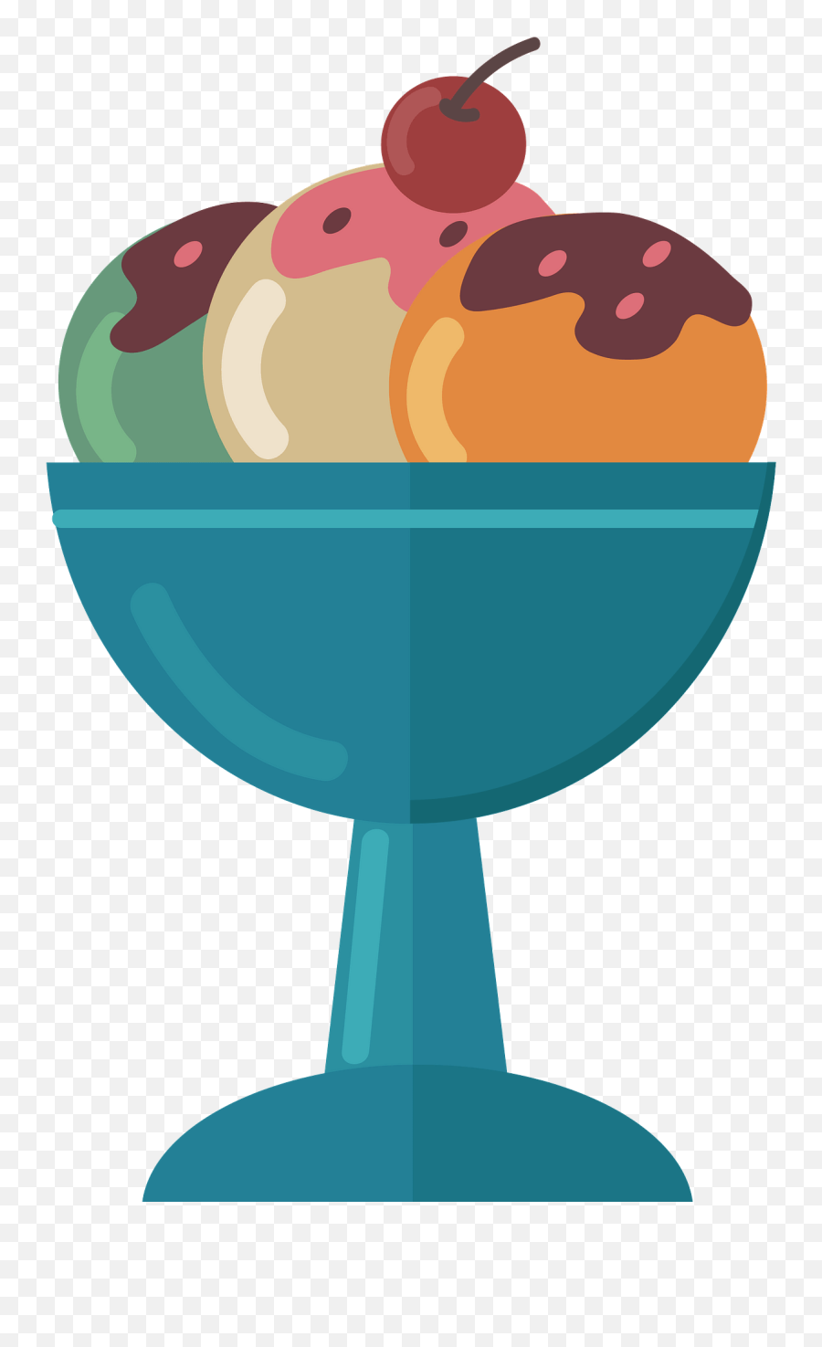 Ice Cream Sundae Clipart - Fresh Emoji,Ice Cream Sundae Clipart