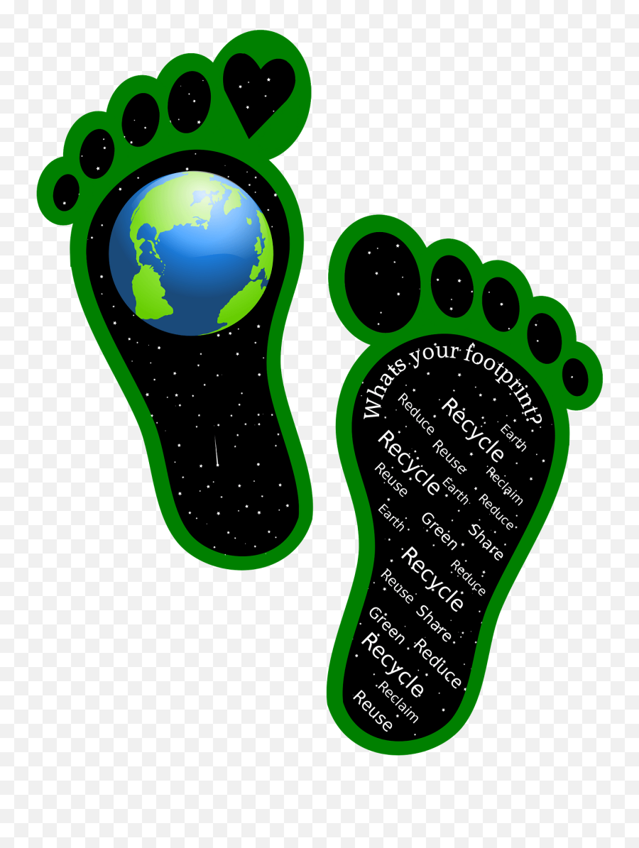 Earth Footprints Clipart - Footprint On Earth Clipart Emoji,Footprints Clipart