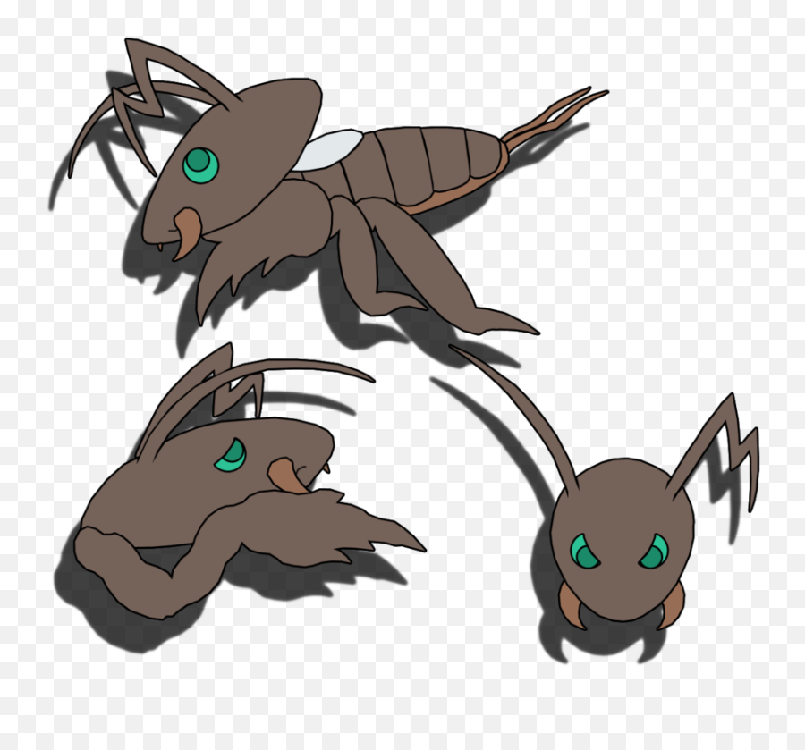Cricket Clipart Brown Cricket Insect - Mole Cricket Cartoon Mole Cricket Heeart Emoji,Cricket Clipart