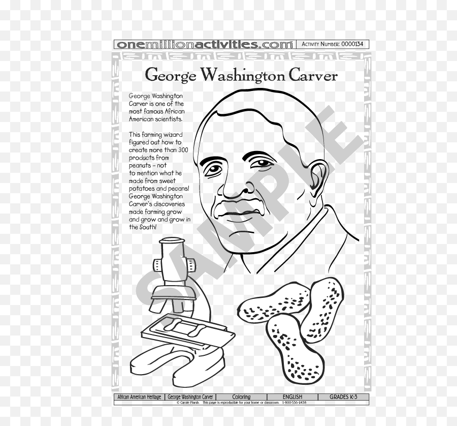 Coloring Pages George Washington Carver - Printable Black History Coloring Pages Emoji,George Washington Clipart