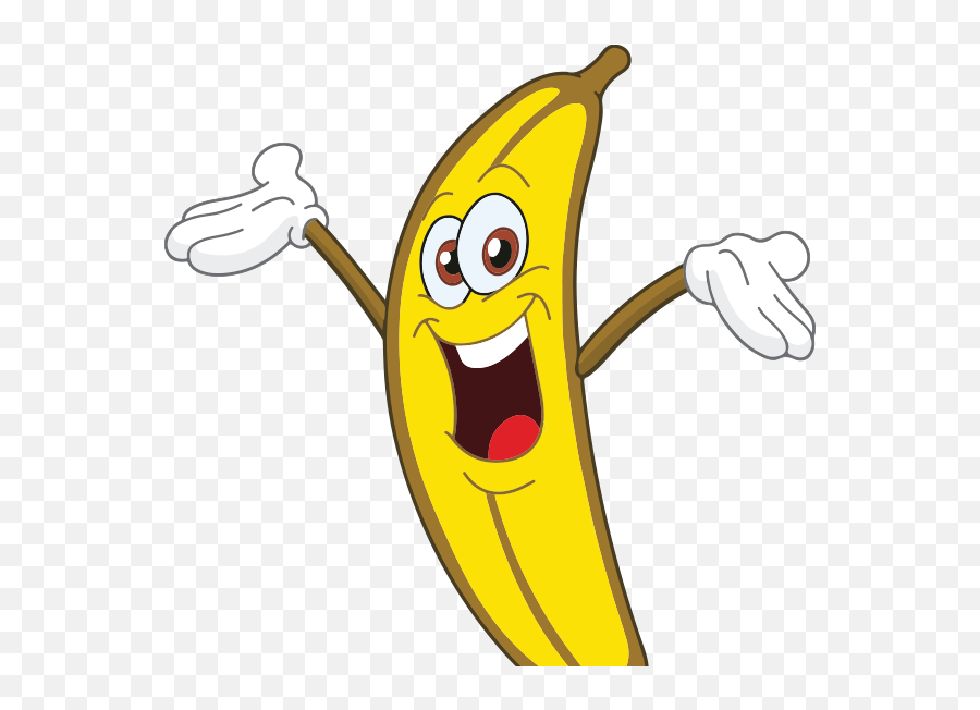 Cartoon Banana Clipart - Full Size Clipart 5294695 Cartoon Banana Emoji,Banana Clipart