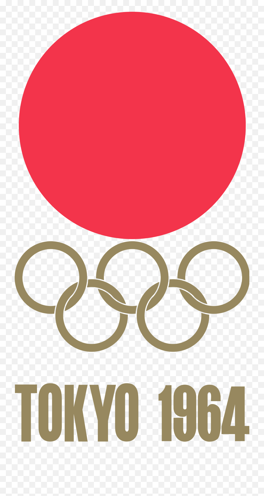 Tokyo 1964 Summer Olympics Logo - Tokyo Olympics 1964 Emoji,Olympics Logo