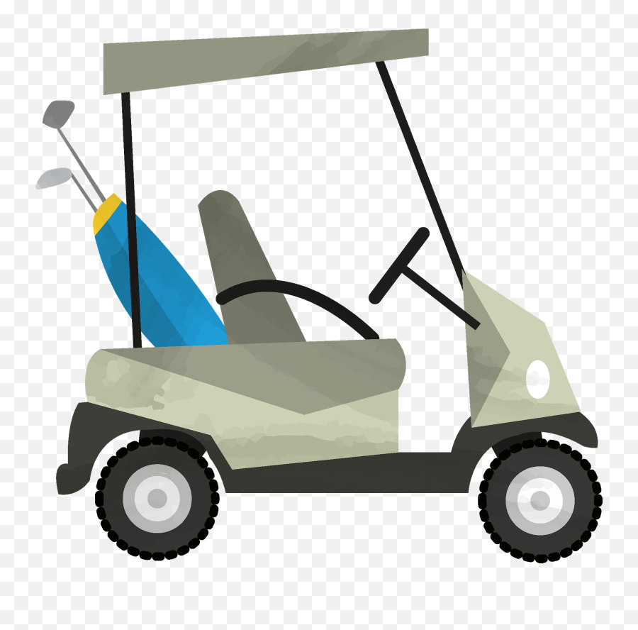 Golf Cart Clipart Free Download Transparent Png Creazilla - Golf Cart Clipart Emoji,Golf Clubs Clipart