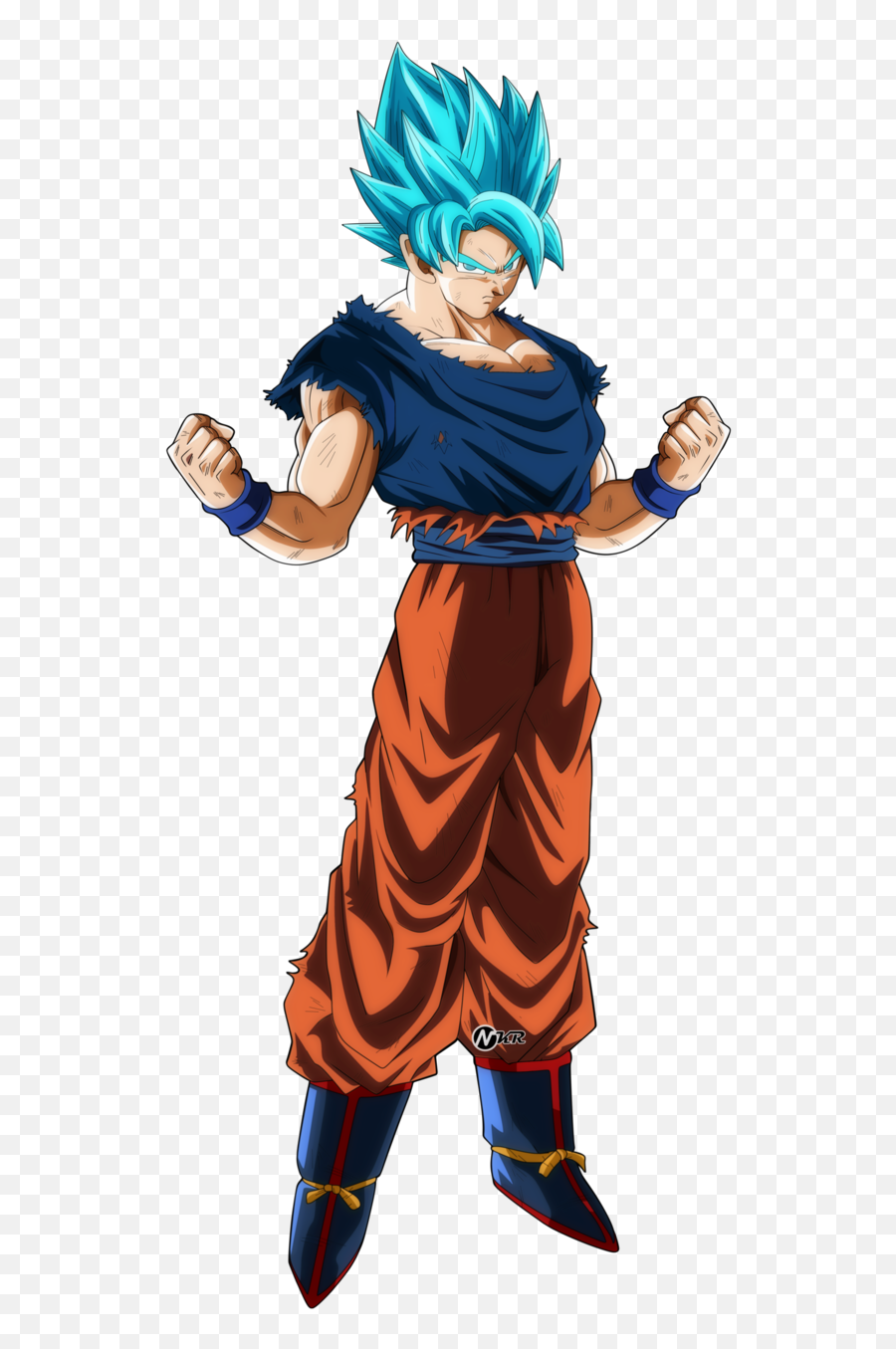Transparent Background Goku Ssj Blue - Goku Ssj Blue Png Emoji,Goku Png