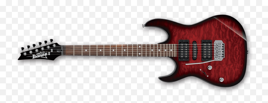 Red Ibanez Electric Guitar Png - Left Handed Ibanez Gio Electric Guitar Emoji,Guitar Transparent