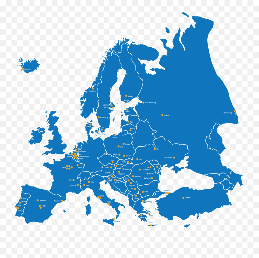 Europe Map Png Clipart - Europe Png Emoji,Europe Map Png