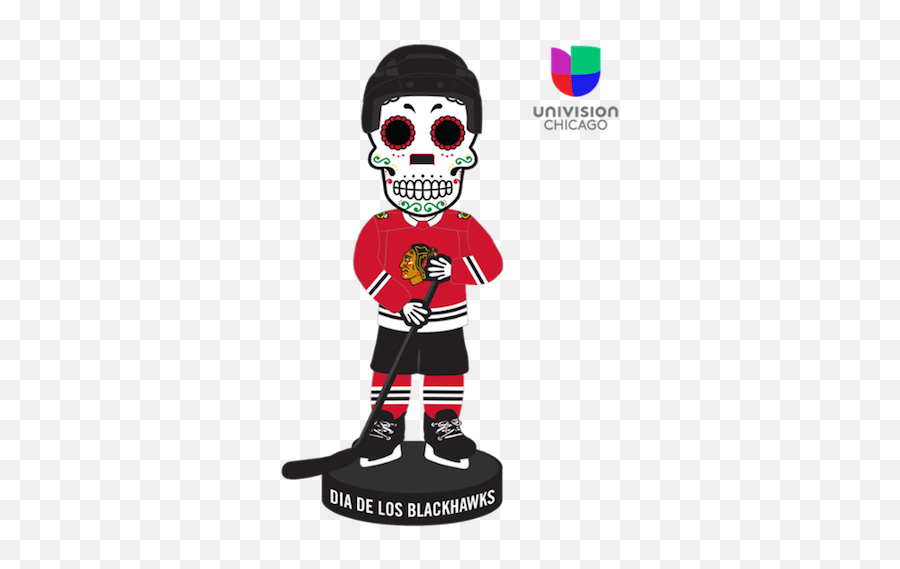 19 - 20 Chicago Blackhawks Giveaway Promotions Sports Promo Chicago Blackhawks Dia De Los Muertos Emoji,Chicago Blackhawks Logo