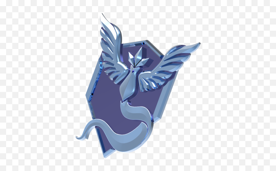 Team Mysticu0027s Emblem 3d Cad Model Library Grabcad - Fictional Character Emoji,Team Mystic Logo
