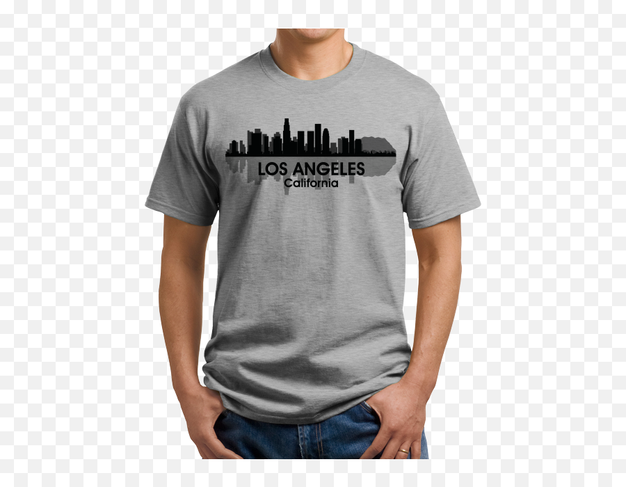 Los Angeles Ca City Skyline - City Of Angels Hollywood Love La Tshirt Emoji,Los Angeles Skyline Png