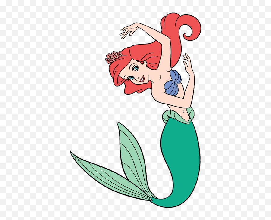 Mermaid Ariel Clip Art 4 Disney Clip Art Galore Emoji,Flower Crown Clipart