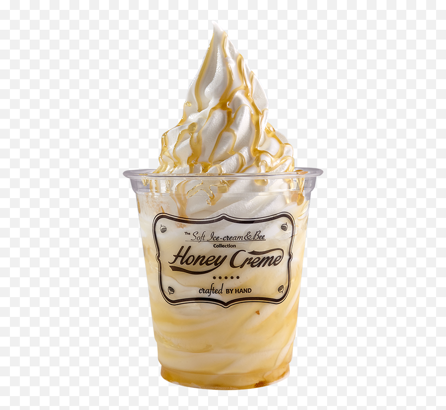 Menu U2014 Honey Creme Premium Soft Ice Cream Emoji,Cream Png