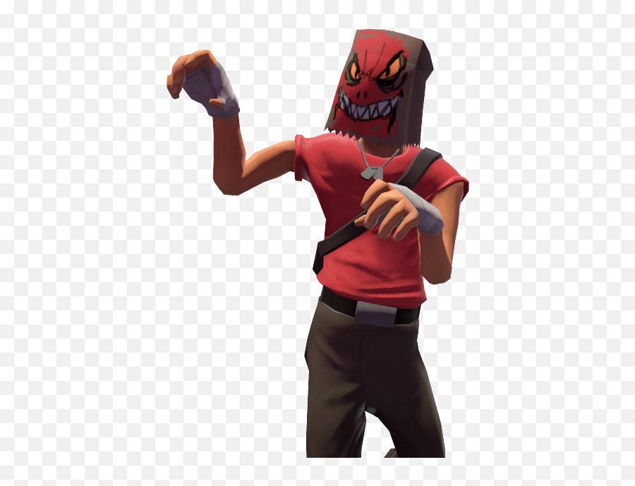 Scout With The Mildly Disturbing Halloween Mask Tf2 - Team Emoji,Tf2 Scout Png