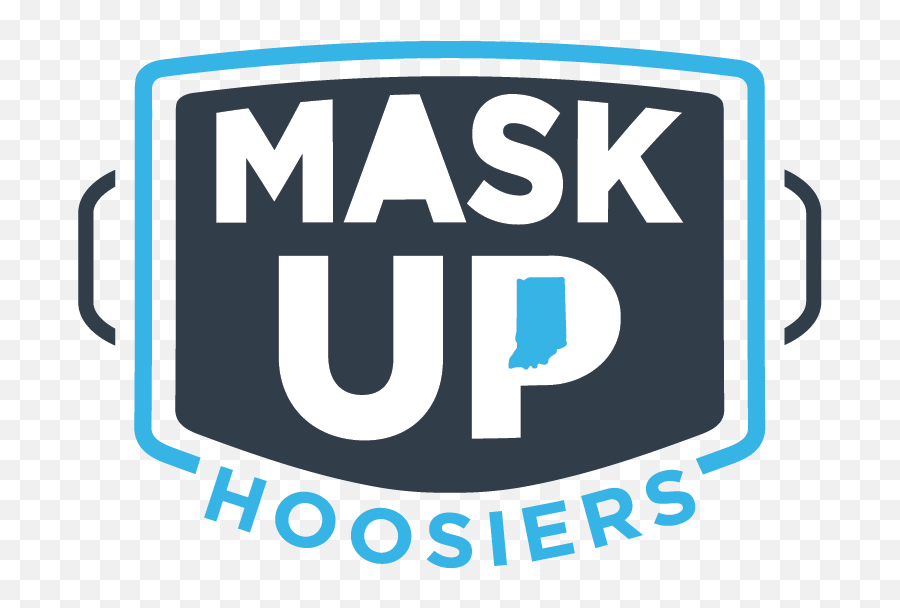 Isdh - Novel Coronavirus Mask Up Hoosiers Indianapolis Face Mask Sign Emoji,Logo Face Masks