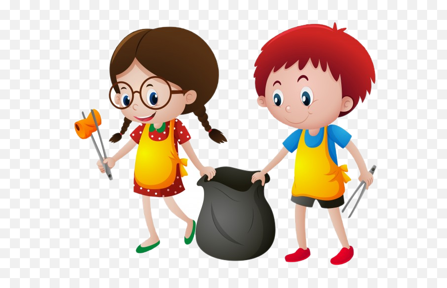 Recogiendo Basura Clipart - Boy Picking Up Trash Emoji,Clean Up Clipart