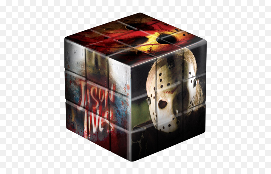 Jason Voorhees Friday The 13th Puzzle Box Standard By Mezco Emoji,Jason Voorhees Logo