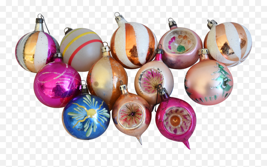Vintage Christmas Ornaments Png Emoji,Christmas Ornament Png