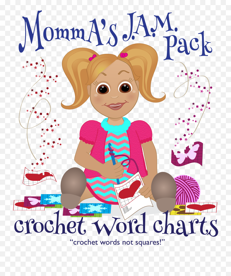 Word Chart - Happy Emoji,Crochet Clipart