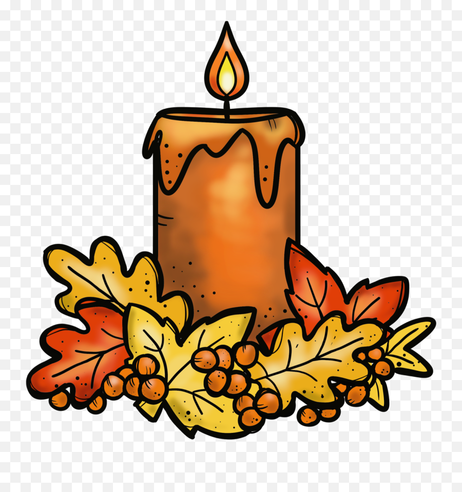 Library Of Turkey Clip Art Stock Bored Png Files - Candles Clip Art Thanksgiving Emoji,November Clipart