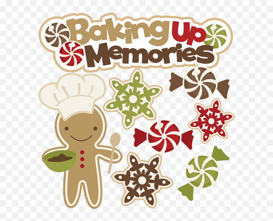 Memories Clipart Transparent - Christmas Baking Clipart Free Christmas Baking Clip Art Emoji,Baking Clipart