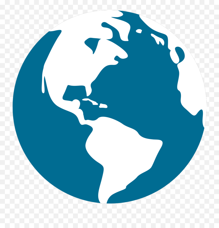 Global Icon Png - Transparent Transparent Background World Icon Png Emoji,World Icon Png