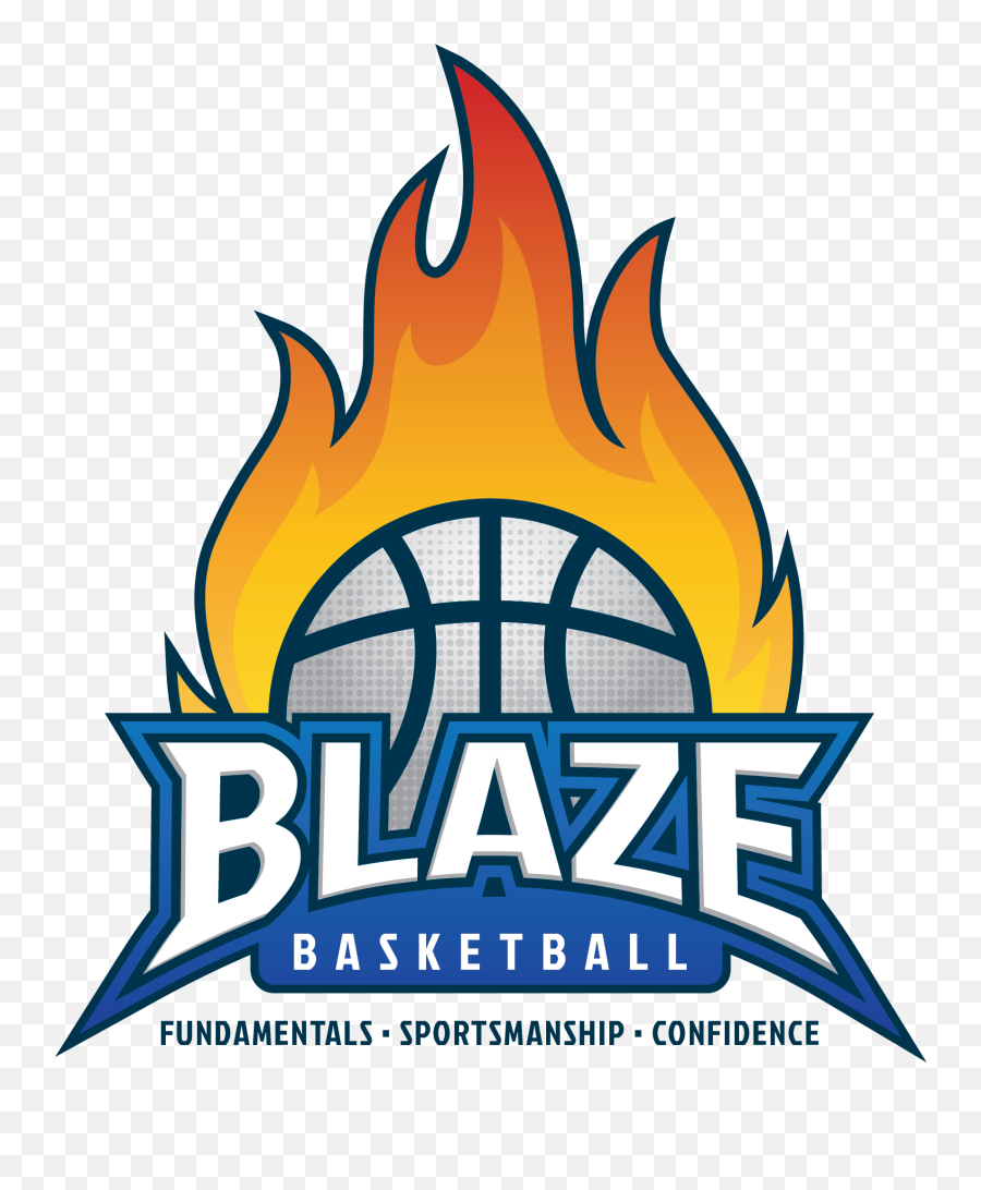 Vail Blaze Basketball - Basketball Flames Logo Design Png Emoji,Blaze Logo