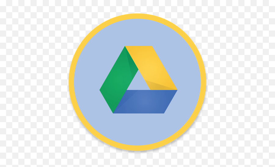 Google Drive Icon Png Transparent - Google Drive Png Format Emoji,Google Drive Logo Png