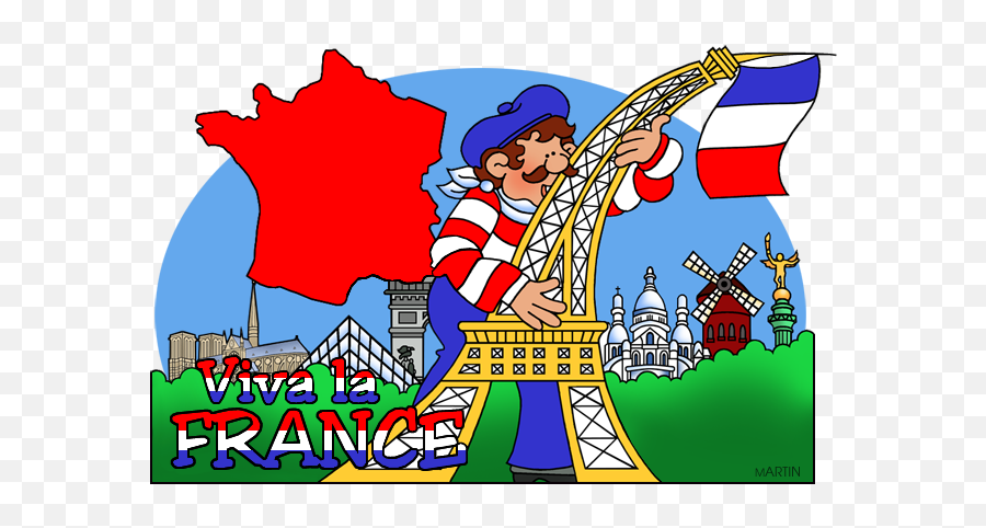 Europe Clip Art By Phillip Martin France Map - Philip Martin Clipart France Emoji,France Clipart