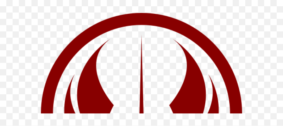 Red Jedi Order Symbol Transparent Png - Red Jedi Order Logo Emoji,Jedi Logo