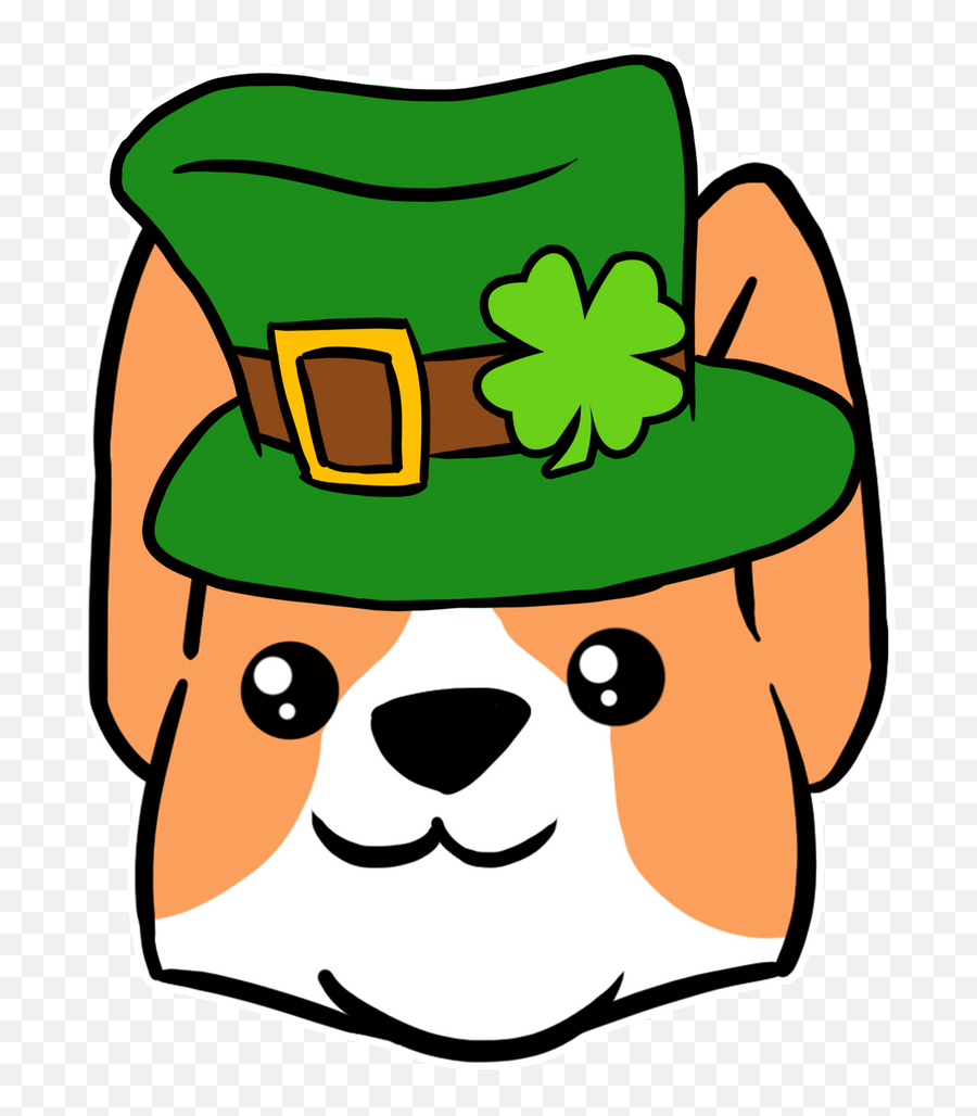 Leprechaun Corgi - St Patricks Day Art Print By Fresh Emoji,Cute Leprechaun Clipart