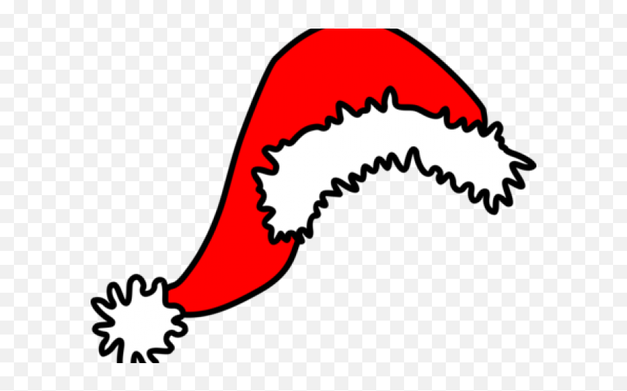 Drawn Santa Hat Christmas Clip Art Santa - Christmas Hat Emoji,Christmas Hats Png