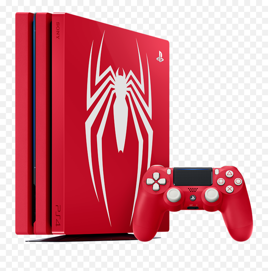 Download Hd Playstation 4 Pro 1tb Marvelu0027s Spider - Man Emoji,Playstation 4 Png
