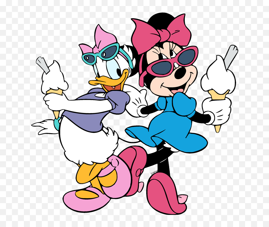 Minnie Mouse U0026 Daisy Duck Clip Art Disney Clip Art Galore Emoji,Mickey And Minnie Mouse Clipart