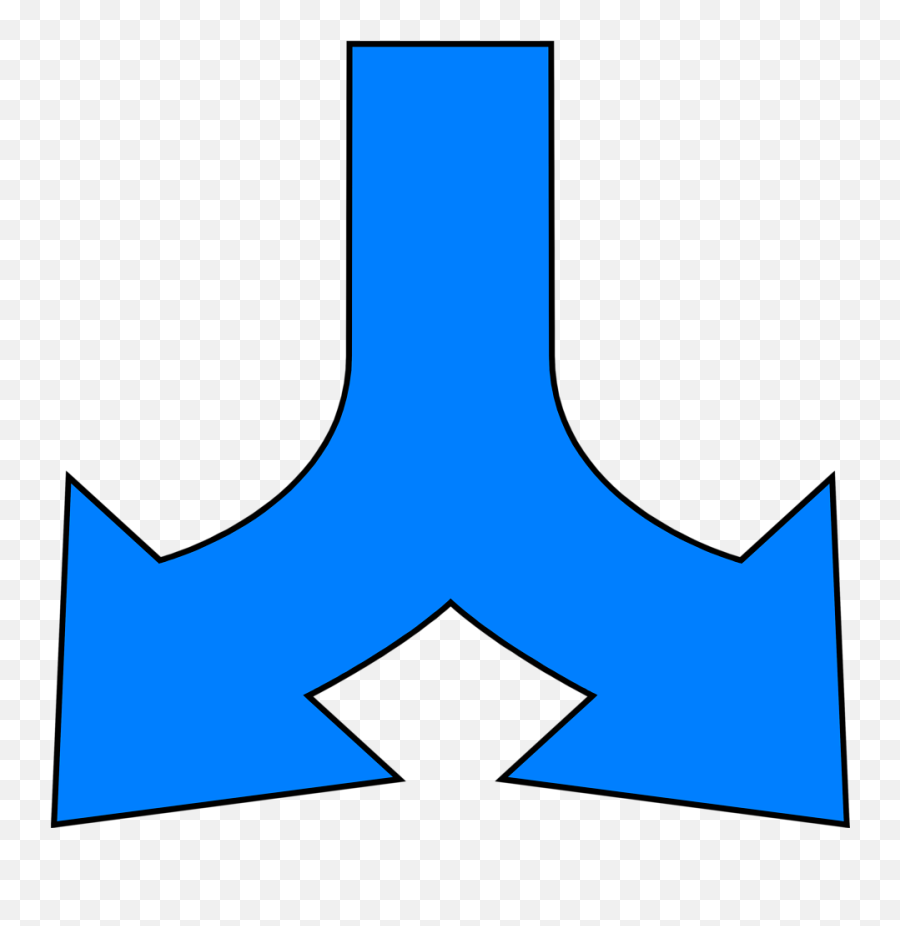 Blue Down Arrow Image Png Emoji,Blue Arrow Png