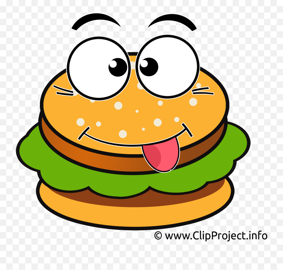 Burger Cartoon - Burger With Face Cartoon Emoji,Burger Clipart