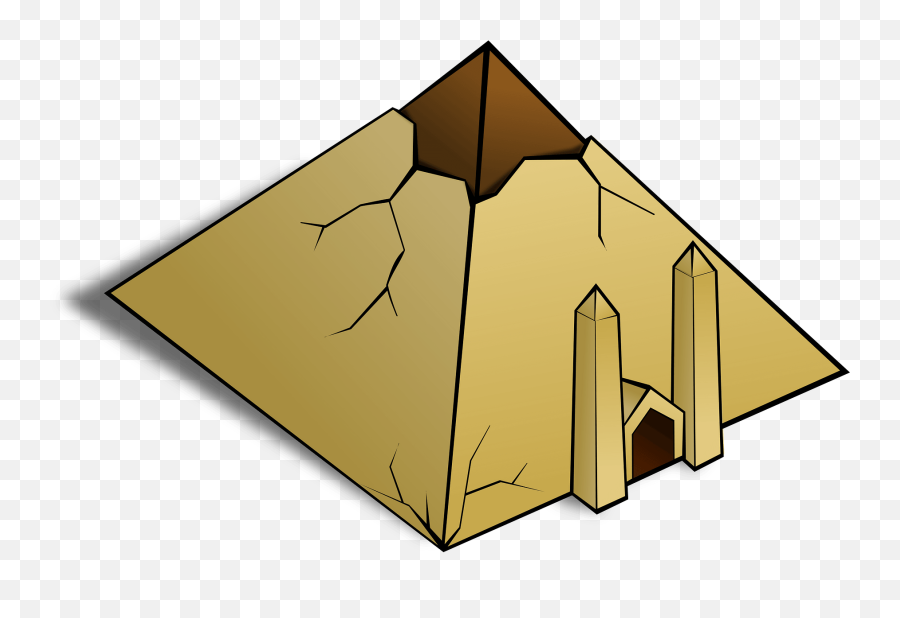 Pyramid Clipart - Pyramid Shape Object Clipart Emoji,Pyramid Clipart