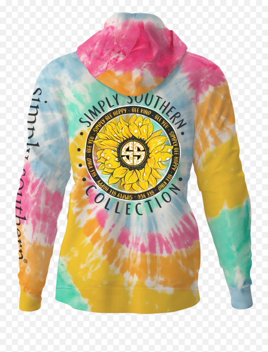 Sunflower Hoodie Pullover In Classic - Simply Southern Longsleeve Emoji,Simply Southern Logo