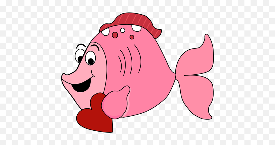 Valentines Day Cartoons Clip Art Quotes - Fish Valentine Clip Art Emoji,Valentines Day Clipart