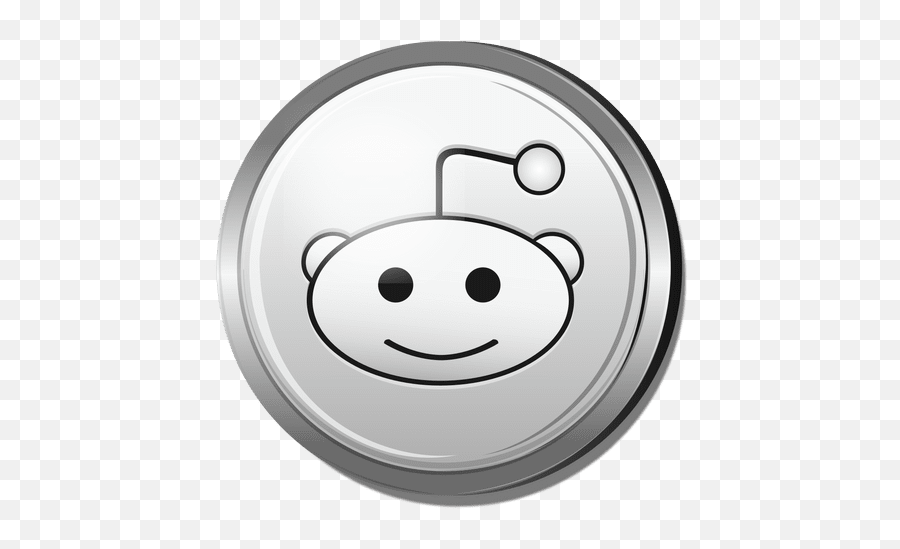 Reddit Silver Icon - Silver Reddit Icon Emoji,Reddit Logo Png