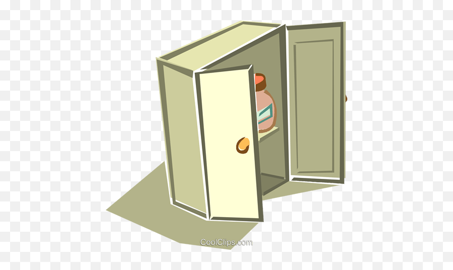 Download Hd Closet - Open Cupboard Clipart Transparent Png Cupboard Clipart Png Emoji,Open Door Clipart