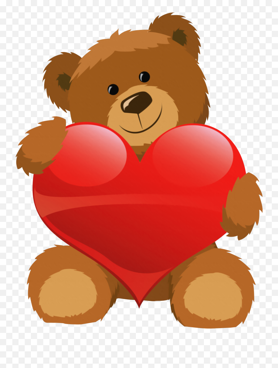 Teddy Bear With Heart Clipart Cheap Toys For Sale - Teddy Bear Clip Art Emoji,Hearts Clipart