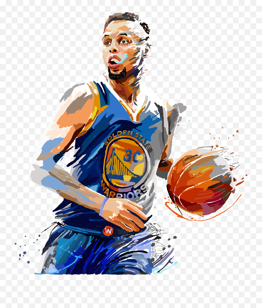 Golden State Warriors Players Png - Stephen Curry Golden State Warriors Logo Png Emoji,Steph Curry Logo