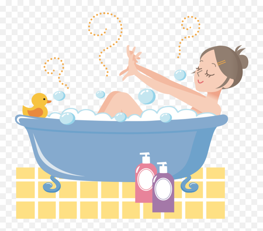 Openclipart - Clipping Culture Bathtub Clip Art Emoji,Showering Clipart
