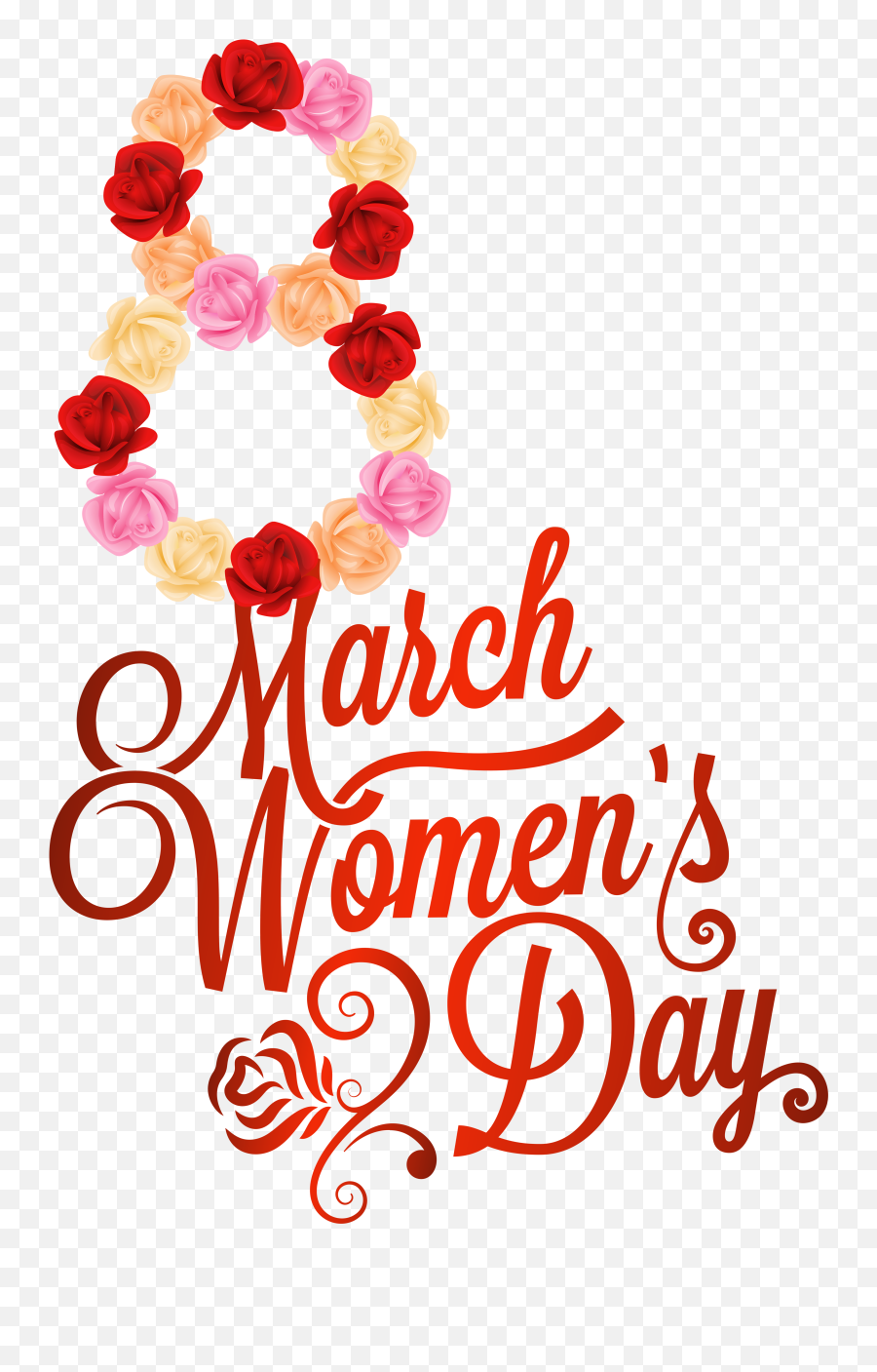 Free Clip Art Red Womens Day Png - International Day 2019 Blingee Emoji,March Clipart Free
